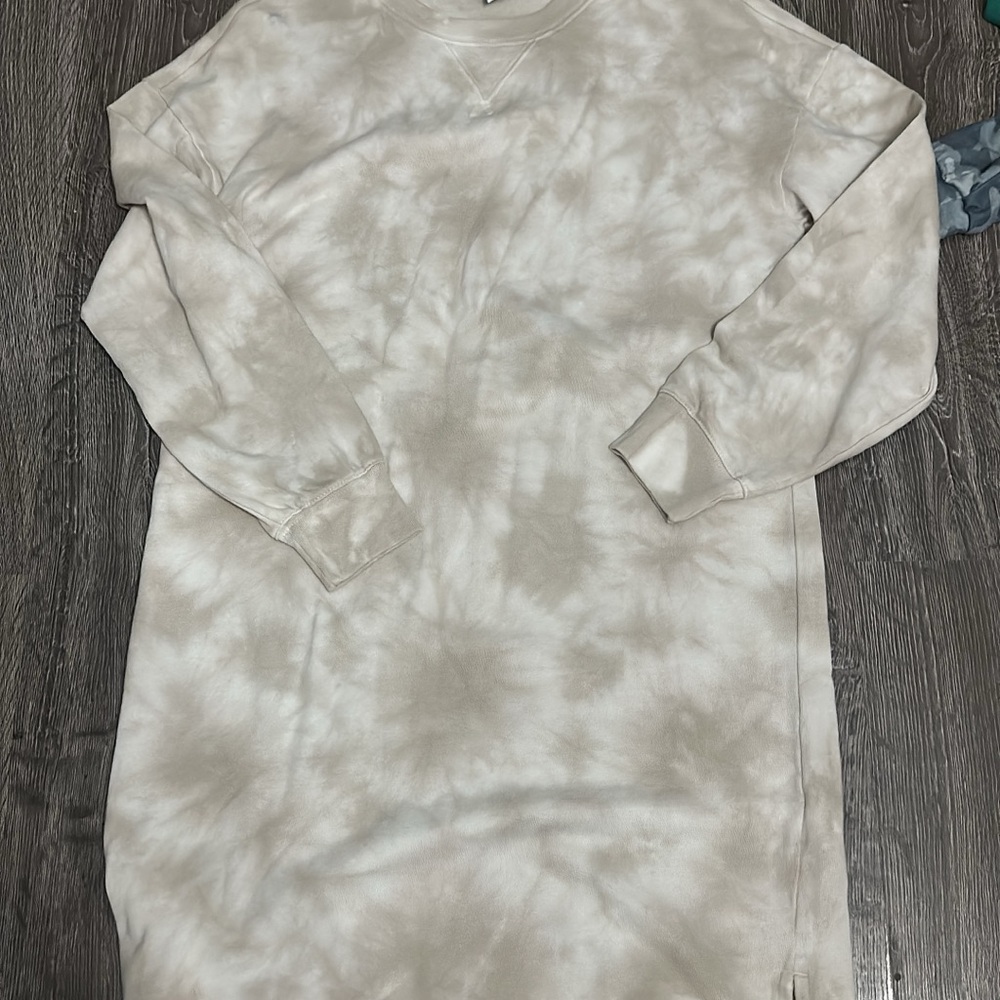 Old navy Tie-Dye Long Sleeve sweatshirt Dress